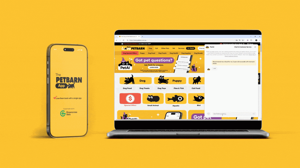 Petbarn creates first-of-its-kind generative AI solution to make pet care easier for Australian owners